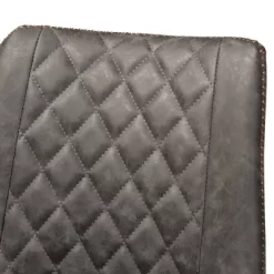 Set Of 2 Loire Faux Leather Upholstered Dining Chair Gray/Black - Baxton Studio -Cozy Living Deals Store GUEST d5fc9618 f7df 43d0 952b f0590cf2baaf