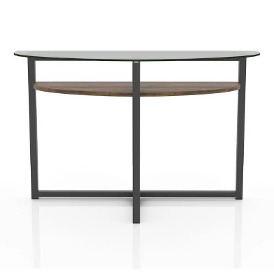 Regivea Open Shelf Sofa Table Black Chrome - MiBasics 2 Regivea Open Shelf Sofa Table Black Chrome - MiBasics - Image 2