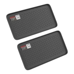 Fleming Supply All-Weather Large Plastic Boot Tray For Indoor And Outdoor Use – Set Of 2, Black -Cozy Living Deals Store GUEST d6a2b17a 6b66 451b 9107 ff0806b457f9