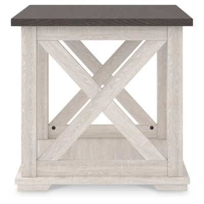 Dorrinson End Side Table White/Black/Gray - Signature Design By Ashley 5 Dorrinson End Side Table White/Black/Gray - Signature Design By Ashley - Image 5