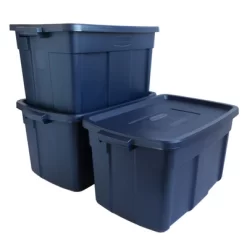Rubbermaid Roughneck Tote 31 Gallon Stackable Storage Container W/ Stay Tight Lid & Easy Carry Handles, 3 Pack 10 Rubbermaid Roughneck Tote 31 Gallon Stackable Storage Container W/ Stay Tight Lid & Easy Carry Handles, 3 Pack -Cozy Living Deals Store GUEST d6f66251 87bd 4f68 84b6 bfbb70ca9c2d