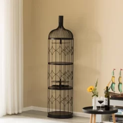Vintiquewise Creative Bottle Shaped Black Wine Holder Rack Holder For Dining Room, Office, And Entryway -Cozy Living Deals Store GUEST d7739228 6967 4aed 8238 5d440ede15e4