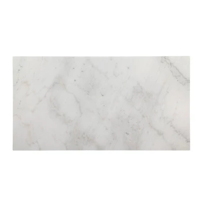 Gerardo Dining Table White Marble/Espresso Brown - Acme Furniture 2 Gerardo Dining Table White Marble/Espresso Brown - Acme Furniture - Image 2