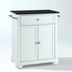 Alexandria Black Granite Top Portable Kitchen Island/Cart - Crosley 19 Alexandria Black Granite Top Portable Kitchen Island/Cart - Crosley -Cozy Living Deals Store GUEST d7e6f3e9 c113 4db2 8d87 9ce911478fda