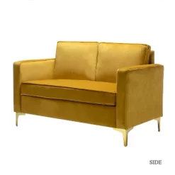 Eldoria Sofa Loveseat With Gold Stainless Leg | Karat Home 31 Eldoria Sofa Loveseat With Gold Stainless Leg | Karat Home -Cozy Living Deals Store GUEST d81d049b 10ee 4820 bd1b 6a8cd7efc59e