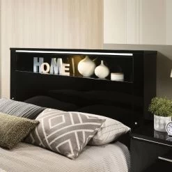 6pc Shorehaven Bedroom Set With 2 Nightstands Black/Chrome - MiBasics -Cozy Living Deals Store GUEST d83e972f 7aa9 4b44 850c fb302abbcdac 1