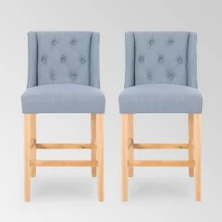 Set Of 2 Landria Button Tufted Wingback Counter Height Barstools - Christopher Knight Home -Cozy Living Deals Store GUEST d8c9d8f5 dac2 4f93 add9 b01bcbb09a8e