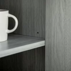 HOMCOM Industrial Buffet Cabinet, Kitchen Sideboard With Metal Grid Flip Drawer, 2-Tier Cabinet, Adjustable Shelf For Living Room, Dining Room, Gray 9 HOMCOM Industrial Buffet Cabinet, Kitchen Sideboard With Metal Grid Flip Drawer, 2-Tier Cabinet, Adjustable Shelf For Living Room, Dining Room, Gray -Cozy Living Deals Store GUEST d9679d9f 0df8 48b7 83c0 1f96f3872cba