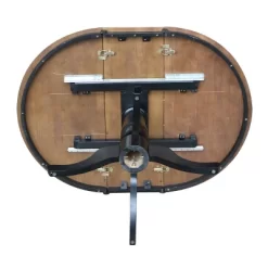 36" Round Top Pedestal Extendable Dining Table With 12" Drop Leaf Black/Red - International Concepts -Cozy Living Deals Store GUEST d9b6b084 cdf1 4042 8650 26de323768c6