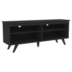 Modern Contemporary Simple Wood Storage Console TV Stand For TVs Up To 65" - Saracina Home -Cozy Living Deals Store GUEST d9b845dd f031 4d52 9d12 cfa048855658