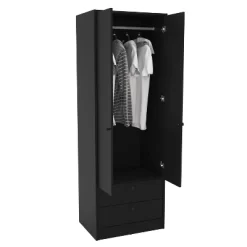 Denmark 2 Door And 2 Drawer Wardrobe - Polifurniture -Cozy Living Deals Store GUEST da3f5e43 e012 46f9 8dd6 a9787a43b58f