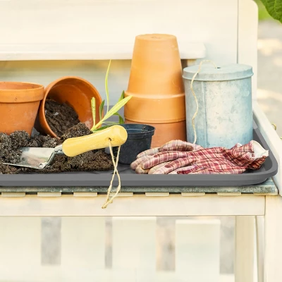 Fleming Supply All-Weather Small Boot Tray/Utility Mat - Gray 4 Fleming Supply All-Weather Small Boot Tray/Utility Mat - Gray - Image 4