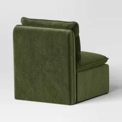 Haven Velvet Modular French Seam Sofa Chair Dark Green - Threshold™ -Cozy Living Deals Store GUEST db0036a6 d5c7 4235 8cdb 3f004594e8ef