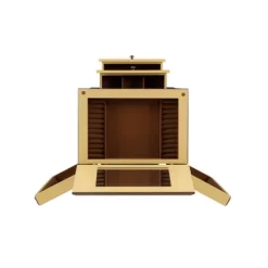 Beatrice Antique Parchment Hand Painted Jewelry Armoire - Powell Company -Cozy Living Deals Store GUEST db650748 e51f 4e23 82f0 144fb9ee2b2f