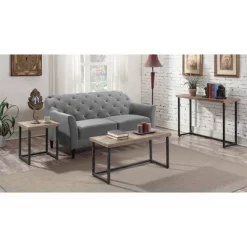 Laredo Parquet Console Table Natural/Black - Breighton Home 9 Laredo Parquet Console Table Natural/Black - Breighton Home -Cozy Living Deals Store GUEST dba69ee4 3c0d 455a 8b87 df570803f5ef