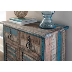 Marley Console Cabinet Distressed - Powell Company -Cozy Living Deals Store GUEST dbd0f434 e4ec 4c24 afdd 3f13d63e2fef