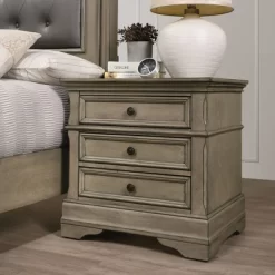 3pc Kritan Bed With 2 Nightstands Antique Warm Gray - HOMES: Inside + Out 13 3pc Kritan Bed With 2 Nightstands Antique Warm Gray - HOMES: Inside + Out -Cozy Living Deals Store GUEST dbd6c560 81a2 44d4 bfd5 f518a1ab1bc5