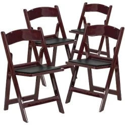 Flash Furniture Hercules™ Folding Chair - Resin– 4 Pack 1000LB Weight Capacity Event Chair -Cozy Living Deals Store GUEST dbf62084 dad0 46dd 8e81 5f2684ea9d68