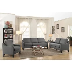 Zapata Sofas Gray - Acme Furniture