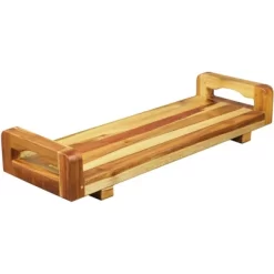 29"x5" Eleganto Teak Wood Bathtub Storage Caddy Natural - EcoDecors -Cozy Living Deals Store GUEST dcab7c6d 2b8b 420a ab10 d7b335a6ea4d