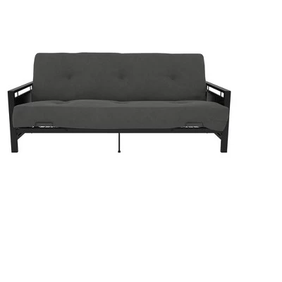 DHP Henley Metal Arm Futon Frame Black Metal - Dorel Home Products 5 DHP Henley Metal Arm Futon Frame Black Metal - Dorel Home Products - Image 5