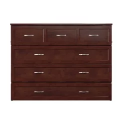 Full Deerfield Murphy Bed Chest With Charger Walnut - AFI -Cozy Living Deals Store GUEST dce1af34 c96c 45eb 9435 a57fa5e5a9cb