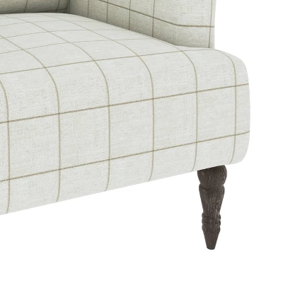 Everlee Armchair With Gray Wash Legs - Handy Living 4 Everlee Armchair With Gray Wash Legs - Handy Living - Image 4