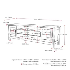 Hollywood TV Stand For TVs Up To 80" Dark Gray - CorLiving -Cozy Living Deals Store GUEST dd467393 4559 4cd3 9dc9 deee3bf9610a