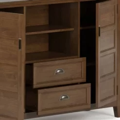 Tall Portland TV Stand For TVs Up To 60" Medium Saddle Brown - WyndenHall -Cozy Living Deals Store GUEST dd7ee6b6 60ae 4a7a 9576 d23d4717ce09