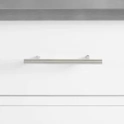 Savannah Stainless Steel Top Compact Kitchen Island Cart White - Crosley -Cozy Living Deals Store GUEST ddcf7576 e44a 44ec 9142 5bbb563666ab