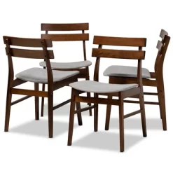 Set Of 4 Devlin Upholstered Wood Dining Chairs - Baxton Studio 11 Set Of 4 Devlin Upholstered Wood Dining Chairs - Baxton Studio -Cozy Living Deals Store GUEST de43eff5 4982 4d50 84ae 3906808879c4