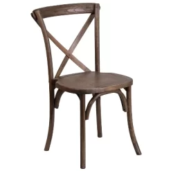 Merrick Lane Davisburg Stackable Wooden Cross Back Bistro Dining Chair -Cozy Living Deals Store GUEST de626bd2 2111 4b94 b10c 2c7907ab344a