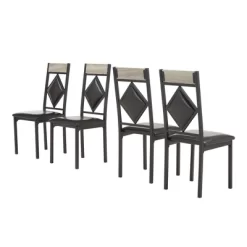 5pc Kalinda Dining Set Black - Inspire Q 20 5pc Kalinda Dining Set Black - Inspire Q -Cozy Living Deals Store GUEST de8d92ac bb19 47b2 b750 2f5aa47f8087
