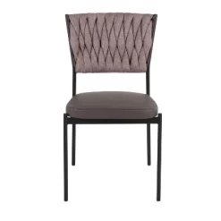 Set Of 2 Braided Tania Faux Leather/Polyester Dining Chairs - LumiSource 12 Set Of 2 Braided Tania Faux Leather/Polyester Dining Chairs - LumiSource -Cozy Living Deals Store GUEST deaa6900 d9d2 466b b1e1 71249ffe5220