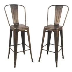 Set Of 2 30" Sadie Bar Height Barstools - Carolina Chair & Table -Cozy Living Deals Store GUEST dec5a3db a68a 4720 8f47 b906e8b7e616