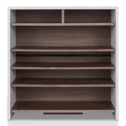 Farrar Contemporary Shoe Cabinet Chestnut Brown/White - HOMES: Inside + Out -Cozy Living Deals Store GUEST dec70f56 b528 49c0 8301 adc745648afe