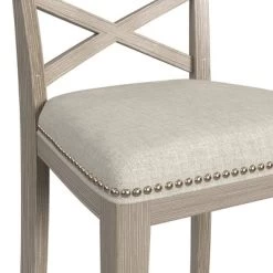 Set Of 2 26" Bayview NonSwivel Counter Height Barstool White/Silver - Hillsdale Furniture -Cozy Living Deals Store GUEST df6194be cd55 41aa 80f3 9988e85d9961