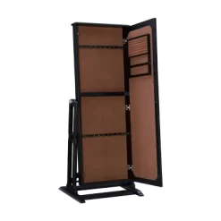 Lola Cheval Mirror/Jewelry Wardrobe Black - Powell Company -Cozy Living Deals Store GUEST df8243ef 8618 4f66 b99a 200b8ca4d62a