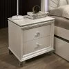 3pc Fosset Bedroom Set With 2 Nightstands Pearl White - HOMES: Inside + Out
