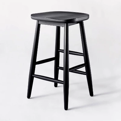 Haddonfield All Wood Backless Counter Height Barstool - Threshold™ Designed With Studio McGee 4 Haddonfield All Wood Backless Counter Height Barstool - Threshold™ Designed With Studio McGee - Image 4