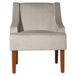 Velvet Swoop Armchair - HomePop -Cozy Living Deals Store GUEST e06f28ce 8099 4821 a752 7691dcaa838e