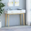 Pickford Mid-Century Modern 2 Drawer Console Table Matte White - Christopher Knight Home