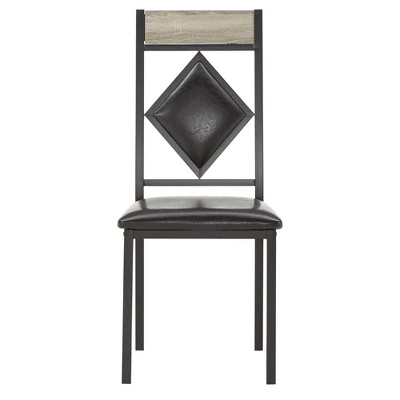 5pc Kalinda Dining Set Black - Inspire Q 3 5pc Kalinda Dining Set Black - Inspire Q - Image 3