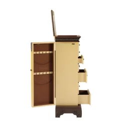 Beatrice Antique Parchment Hand Painted Jewelry Armoire - Powell Company -Cozy Living Deals Store GUEST e12136de 027b 4505 969b cd8e253fc42e