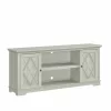 70" Farmhouse Style TV Stand For TVs Up To 78" Off White - Festivo