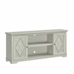 70" Farmhouse Style TV Stand For TVs Up To 78" Off White - Festivo