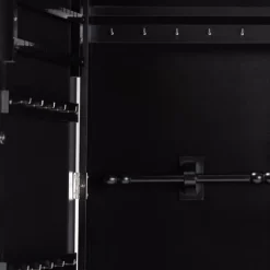 Pontus Wood Wall-Mountable Jewelry Armoire With Mirror - Baxton Studio -Cozy Living Deals Store GUEST e1876f3f 9e71 4ade b17c 489e6ebc4ea5