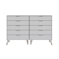 Rockefeller 10 Drawer Double Tall Dresser - Manhattan Comfort -Cozy Living Deals Store GUEST e1d71833 819c 4d58 aa31 4d38147b26e4