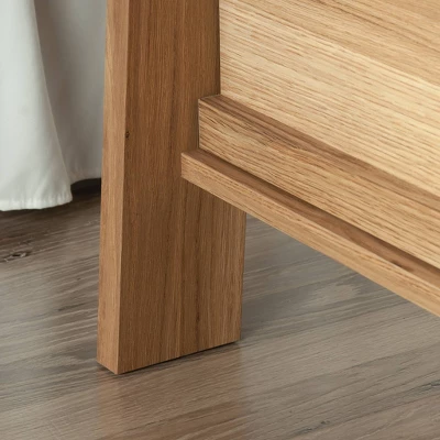 Trestle 1 Drawer Night Stand Timber Oak - Sauder 5 Trestle 1 Drawer Night Stand Timber Oak - Sauder - Image 5