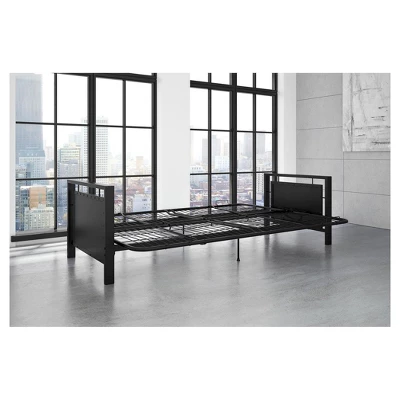 DHP Henley Metal Arm Futon Frame Black Metal - Dorel Home Products 11 DHP Henley Metal Arm Futon Frame Black Metal - Dorel Home Products - Image 11